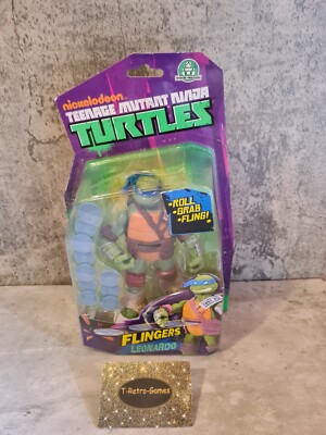 Nickelodeon Teenage Mutant Ninja Turtles Flingers Leonardo Action Toy Neu New