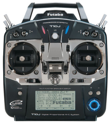 Futaba 10J S/FHSS Heli 10 Channel 2.4GHz Transmitter w