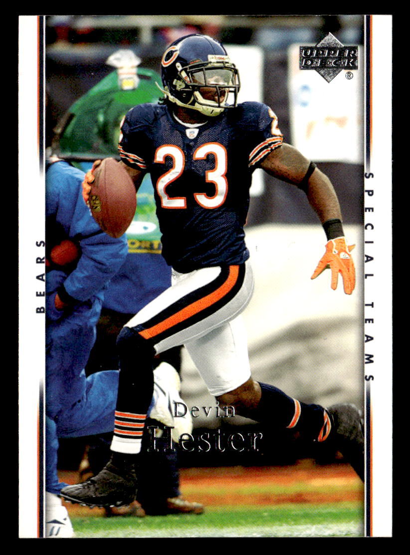 Devin Hester 2007 Upper Deck Card #31 Chicago Bears