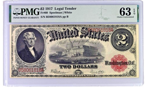 1917 $1 United States Large Dollar Note Speelman White Fr 39 | eBay