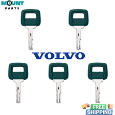 5 Volvo Laser Cut Loader & Haul Truck Heavy Equipment Ignition Key