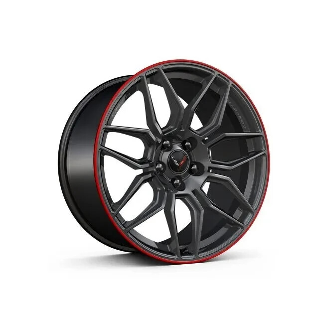 2023-2027 Corvette C8 ZO6 20x10 Front Satin Graphite Wheel Genuine