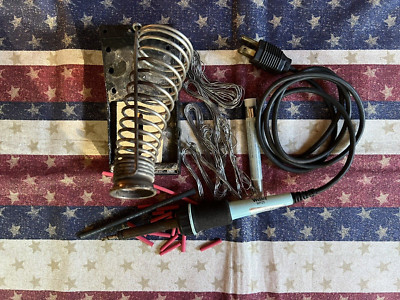 Weller WP25 Soldering Iron, Weller stand, Kester solder and heat shrink
