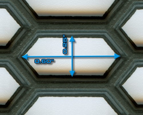 INSERTO DE MALLA CCG PARA UN FORD ESCAPE 2008-2012 - ¡MARCO DE PARRILLA NO INCLUIDO! - Imagen 9 de 9