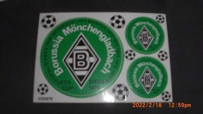 Borussia Mönchengladbach Aufkleber Sticker Set - 3 Logos Bundesliga Fussball