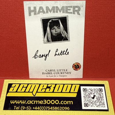 HAMMER Platinum Collection 17 LUST FOR VAMPIRE CARYL LITTLE PROOF Auto CL2 3/18