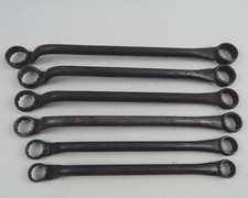 Vintage Blue-point Box Offset Box Wrench Set X20 To X30 58 To 1516 6pc Vintage Blue-point Box Offset Box Wrench Set X20 To X30 58 To 1516 6pc
