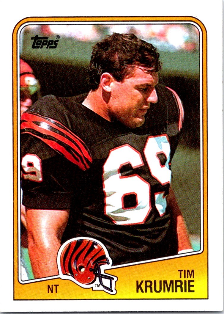 1988 Topps - Tim Krumrie #347 RC - Near Mint or Better