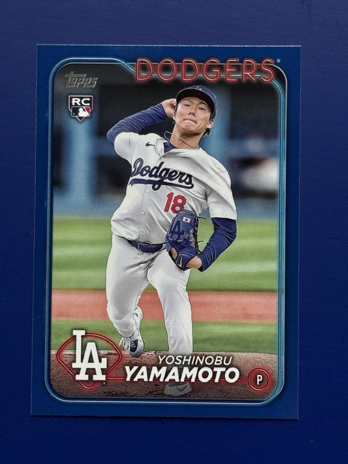やーだょっ！プルーフ　Yaadayo! PROOF Yoshinobu Yamamoto 2024 Topps #553 Royal Blue Price Guide - Sports