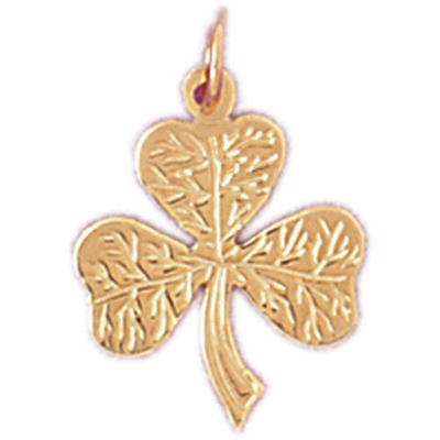 #ad Black Club Suit Charm Pendant 14k Gold 1 Gram $264.49