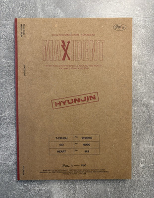 Stray Kids MAXIDENT Mini Album CD Set HYUNJIN inkl. Photocards & Einlagen