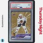 2023 UPPER DECK #218 DAVID GUST OUTBURST GOLD YOUNG GUNS RC ROOKIE 1/1 PSA 9