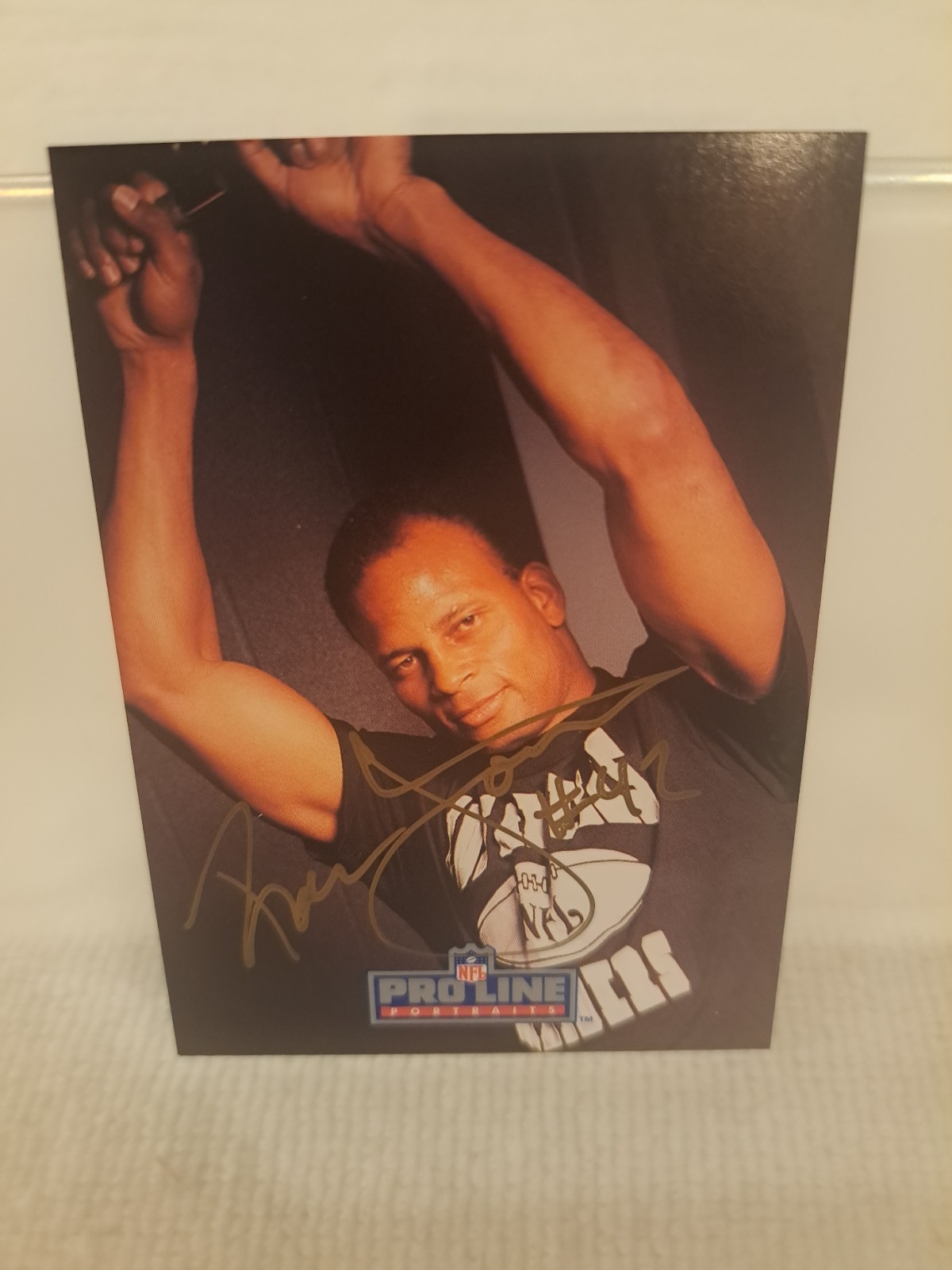 1991 ProSet HOF Ronnie Lott Autograhed Card