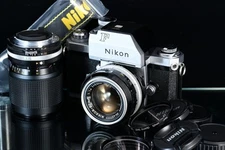 Nikon F Photomic FTN SLR Film Camera 50mm f/1.4 35-105mm f/3.5-4.5 [N.MINT] Free