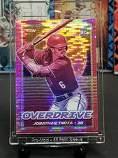 2021 Panini Chronicles Overdrive Jonathan India Pink Pulsar RC #24 Cincinnati 