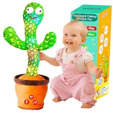 Volume Adjustable Dancing Talking Cactus Toy, Non-Rechargeable Classic Cactus