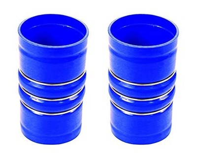 2 pack of Silicone Blue Hump Hose Charge Air Cooler 3 1/2'' x 6 3/8''