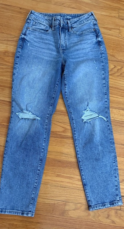 Old Navy Jeans Size 4 Women’s High Rise O.G. Straight Light Wash Denim