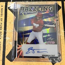 2024 Leaf Vivid Eduardo Tait Dazzling Performers Auto 6/7 Minnesota Twins Auto