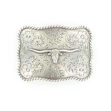 Nocona Longhorn Floral Rope Edge - Acc Buckle - 37228
