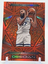 2024-25 Obsidian Rudy Gobert Orange Flood /125