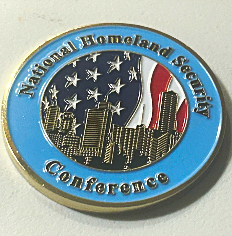 National Homeland Sec$&& Conference Challenge Coin 2019 Phoenix - Militaria
