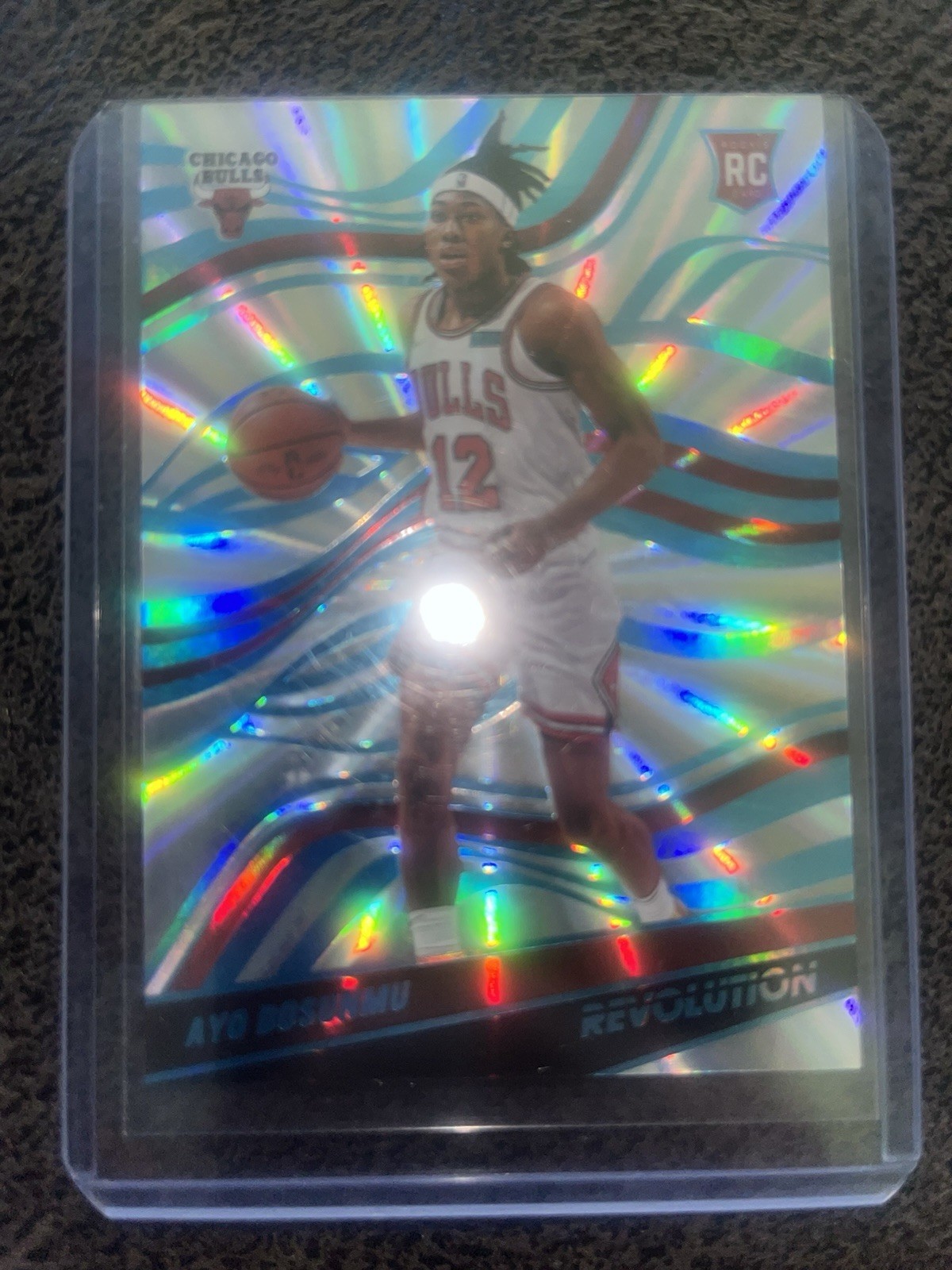 2021-22 Panini Revolution Rookies Sunburst /60 Ayo Dosunmu #119 Rookie RC