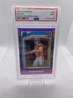 Bo Nix Rookie - 2024 Donruss Optic Preview Pink #369 PSA 9