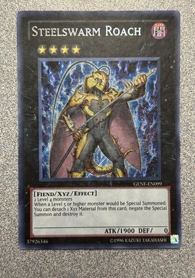 Steelswarm Roach GENF-EN099 Generation Force Secret Rare Unlimited Edition LP