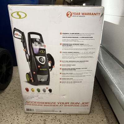 #ad sun joe pressure washer spx3000 $100.00