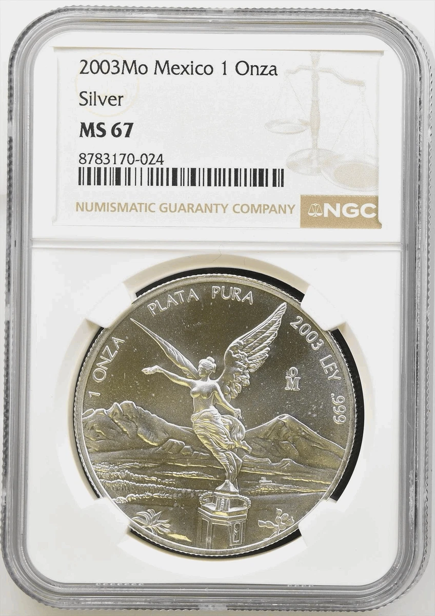Mexican Libertad MS 67 Silver Bullion Coins for sale | eBay
