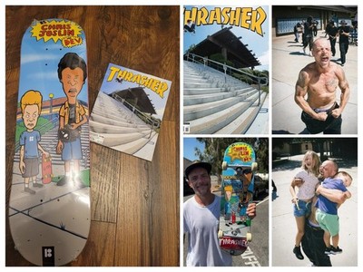 Plan B x Dev & Joslin - Beavis & Butthead El Toro G-MA Deck 8'' + THRASHER MAG