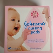 Johnson's Disposable Nursing Pads 60 Pack Exclusive Contour shape few missing