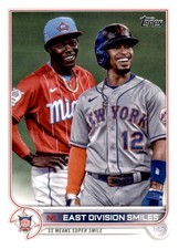 2022 Topps #98 NL East Division Smiles