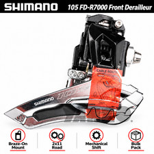 Shimano 105 FD-R7000 Front Derailleur Braze-On 2x11 Speed Road Bike Bulk -