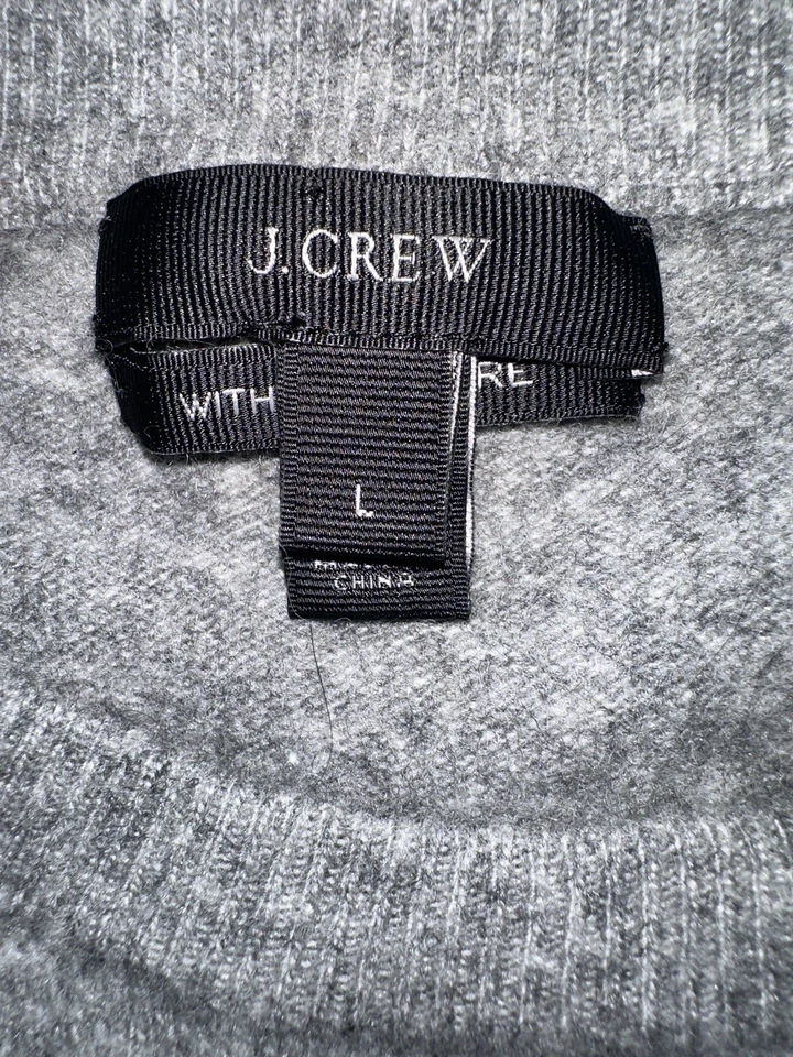 Suéter para mujer J Crew mezcla de lana y cachemir talla grande Foto 3 de 4