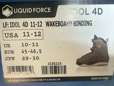 Fixations de wakeboard Liquid Force Idol 4D 2025 USA 11-12