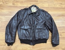 1940s Daniel Boone Trail Blazer Horsehide Leather Jacket Sz 40 Med