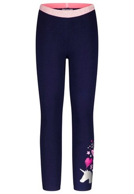 SALT & PEPPER Legging Einhorn Glitzerbund navy Gr.110 UNGETRAGEN NEU %%