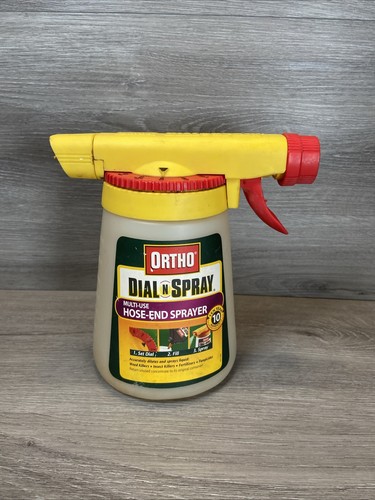 Vintage Ortho Dial N Spray Multi Use Hose End Garden Lawn Feeder Sprayer