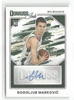 BOGOLJUB MARKOVIC 2025-26 DONRUSS INK ROOKIE AUTO #INK-BMK BUCKS Q0014