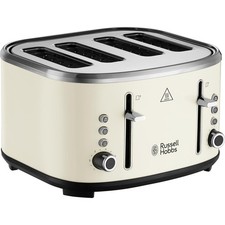 Russell Hobbs, Toaster 4 Slices, Stylevia, Cream, 1670W, 26291