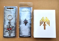 Dragon Age Inquisition Keychain Pin Box Varric Tethras Game Bioware