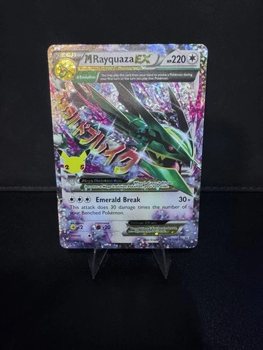M Rayquaza EX Celebrations Classic Collection Holo Ultra Card 76/108