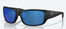 Costa Del Mar Schoolie Sunglasses Matte Black Blue Mirror 580p