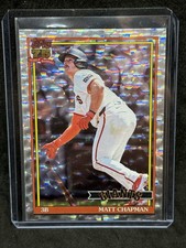 2026 Topps Series 1 Crackleboard Foil 1991 Matt Chapman T91-80