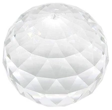 Clear Glass Crystal Ball Prism Suncatcher Rainbow Maker, Sphere 120 mm/4.72 in