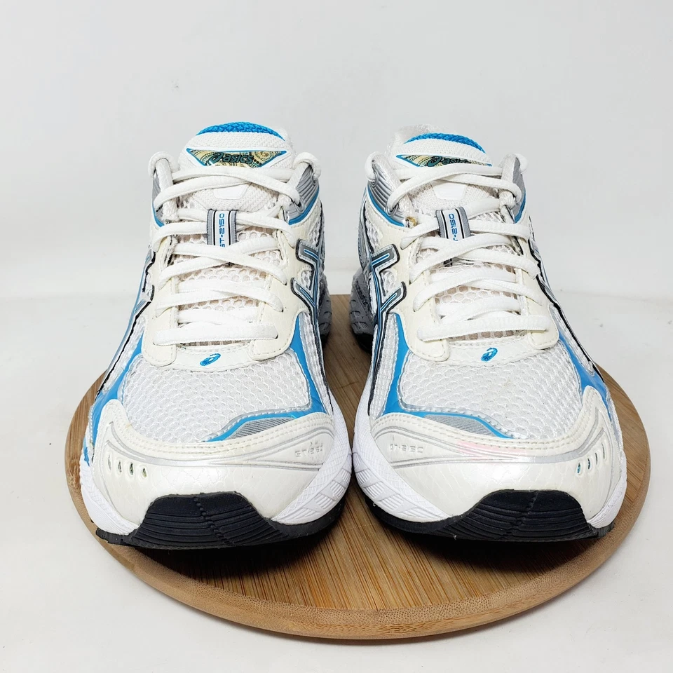 Asics GT-2150 Zapatos Mujer 6.5 Blanco Plata Azul Tenis para Correr Retro Y2K Foto 3 de 4