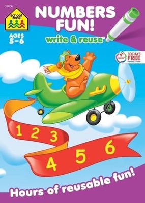 School Zone School Zone Numbers Fun! Write & Reuse Wor (Taschenbuch) (US IMPORT)
