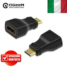 Adattatore Convertitore HDMI Femmina a Mini HDMI Maschio per Tablet, Laptop, PC,